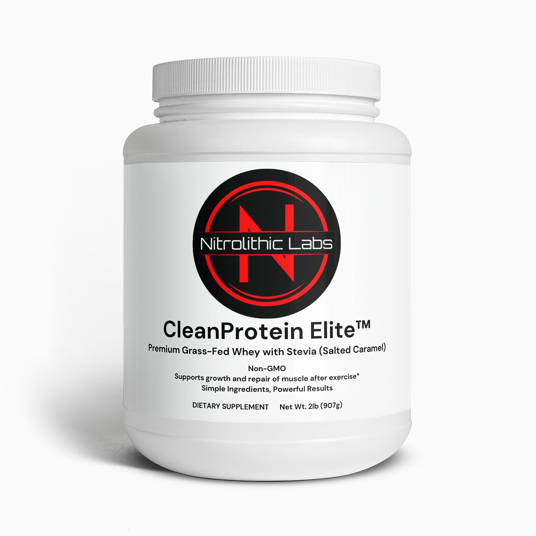 Clean Protein Elite™: Premium Grass-Fed Whey with Stevia (Salted