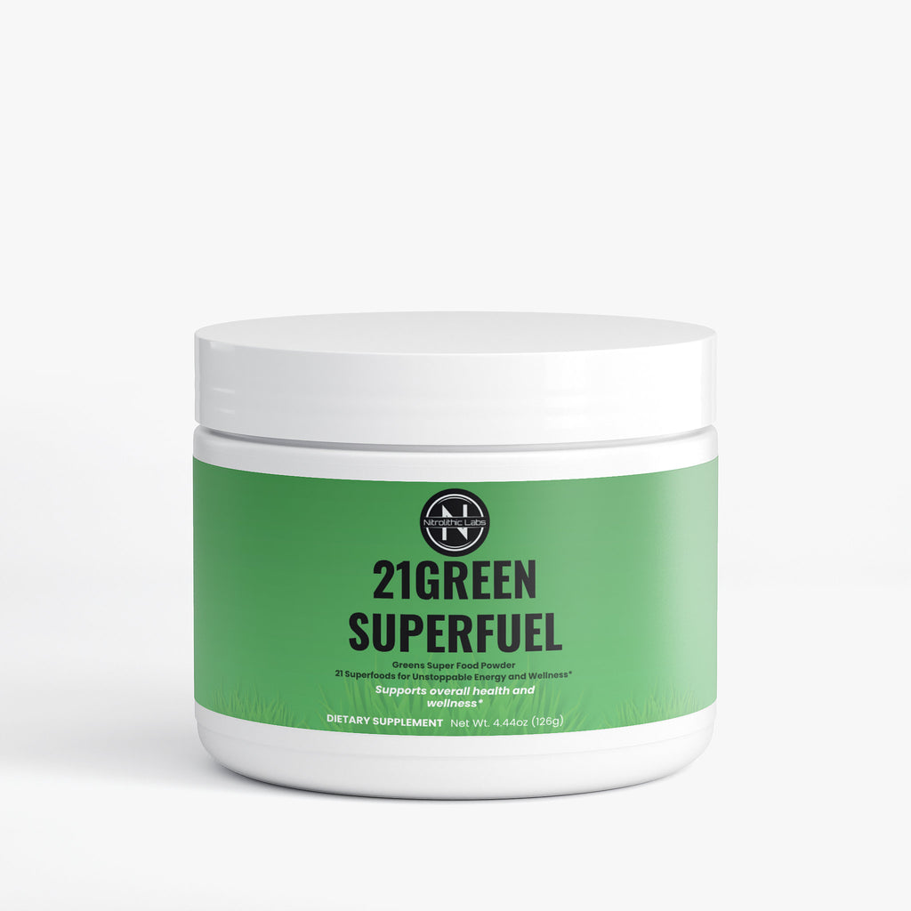 21GREEN SuperFuel - Greens Super Food Powder product package front label