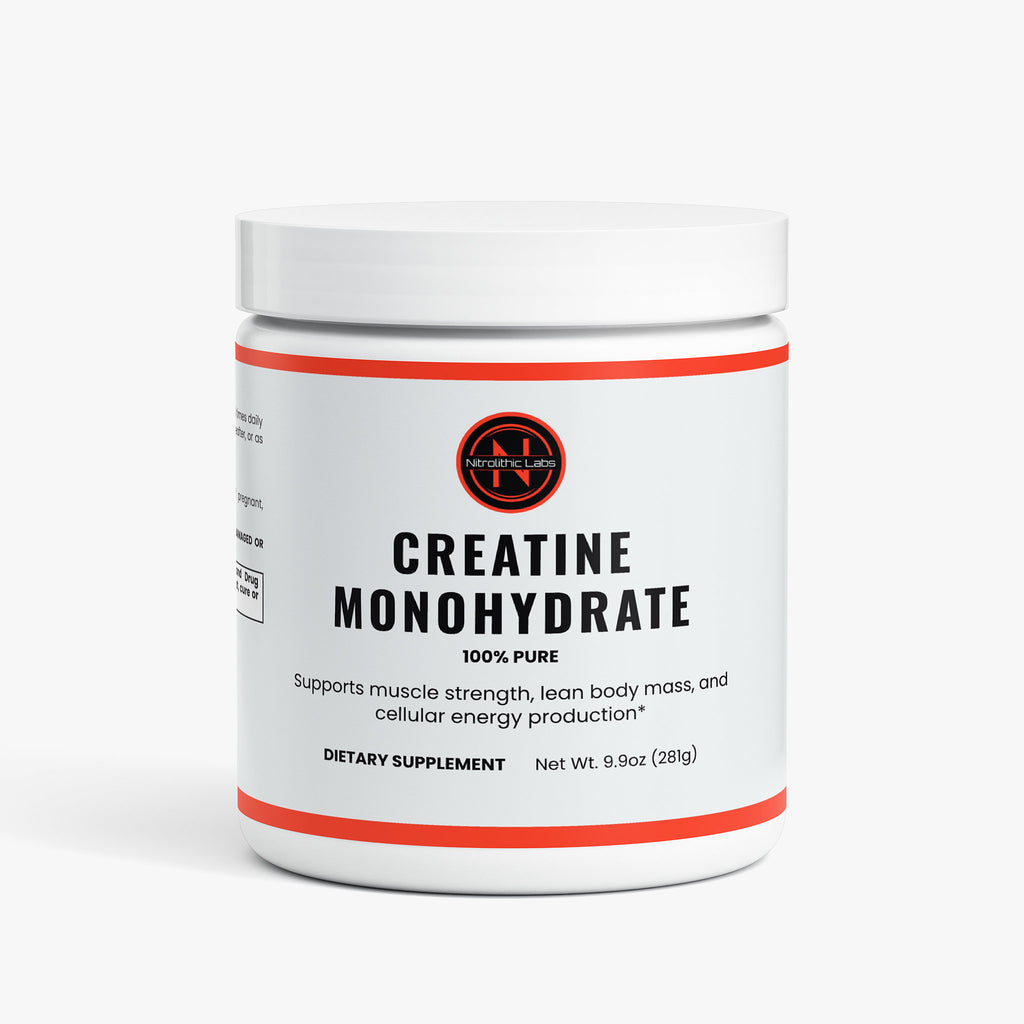 Creatine Monohydrate product package front label
