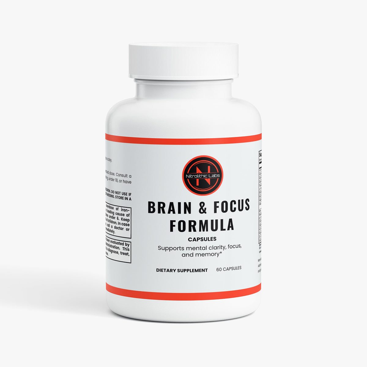 Brain & Focus Formula product package front label