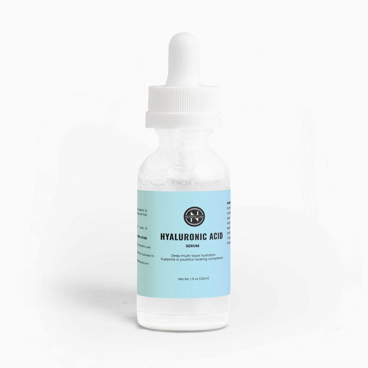 Hyaluronic Acid Serum product serving close-up