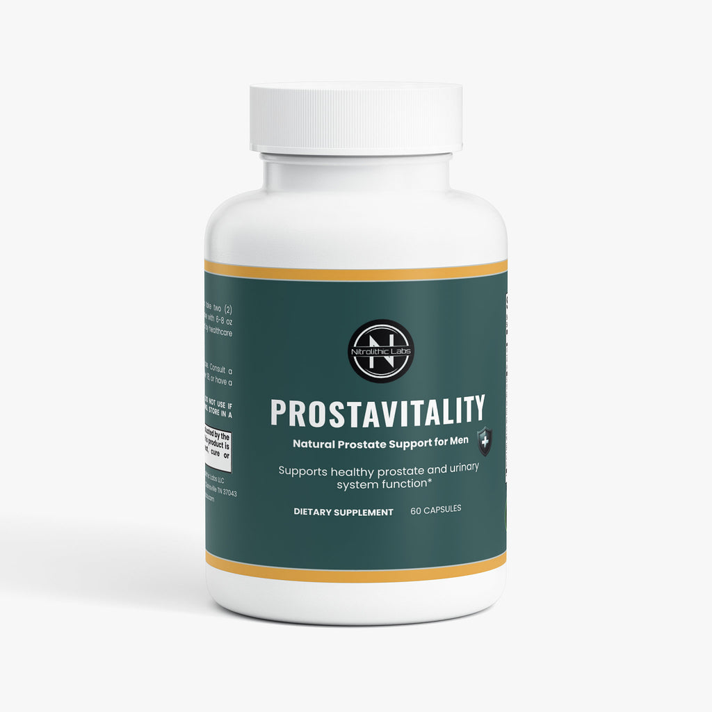 ProstaVitality – Premium Prostate Support product package front label