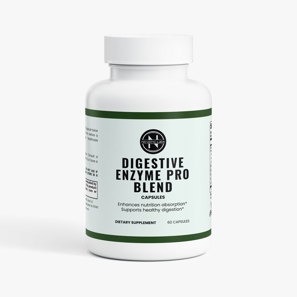 Digestive Enzyme Pro Blend product package front label