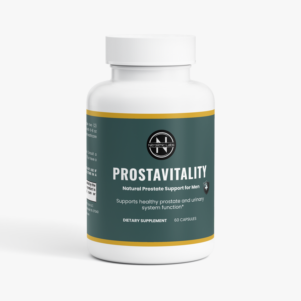 ProstaVitality Premium Prostate Support product package front label
