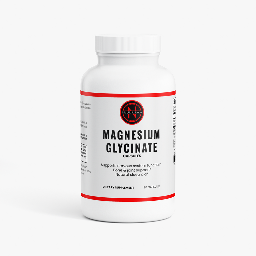 Magnesium Glycinate product package front label