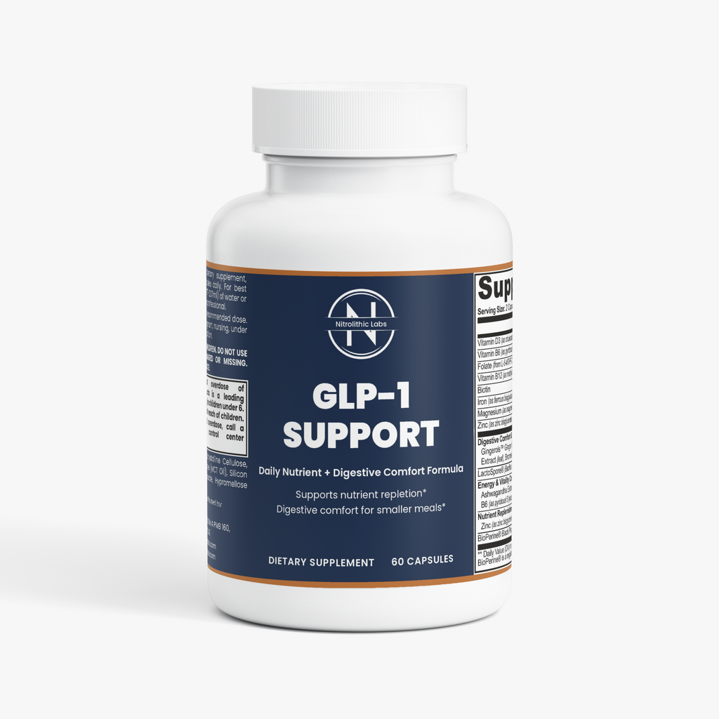 GLP-1 Support product package front label