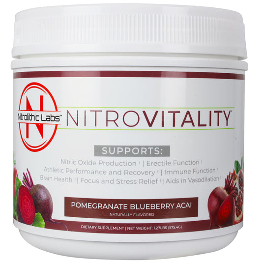 NitroVitality Premium Nitric Oxide Supplement - 60 Servings